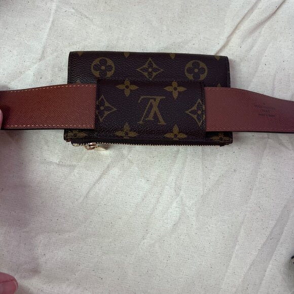 Louis Vuitton Saint Tulle Pochette Duo Belt Pouch NWOT 100 CM - Picture 6 of 8